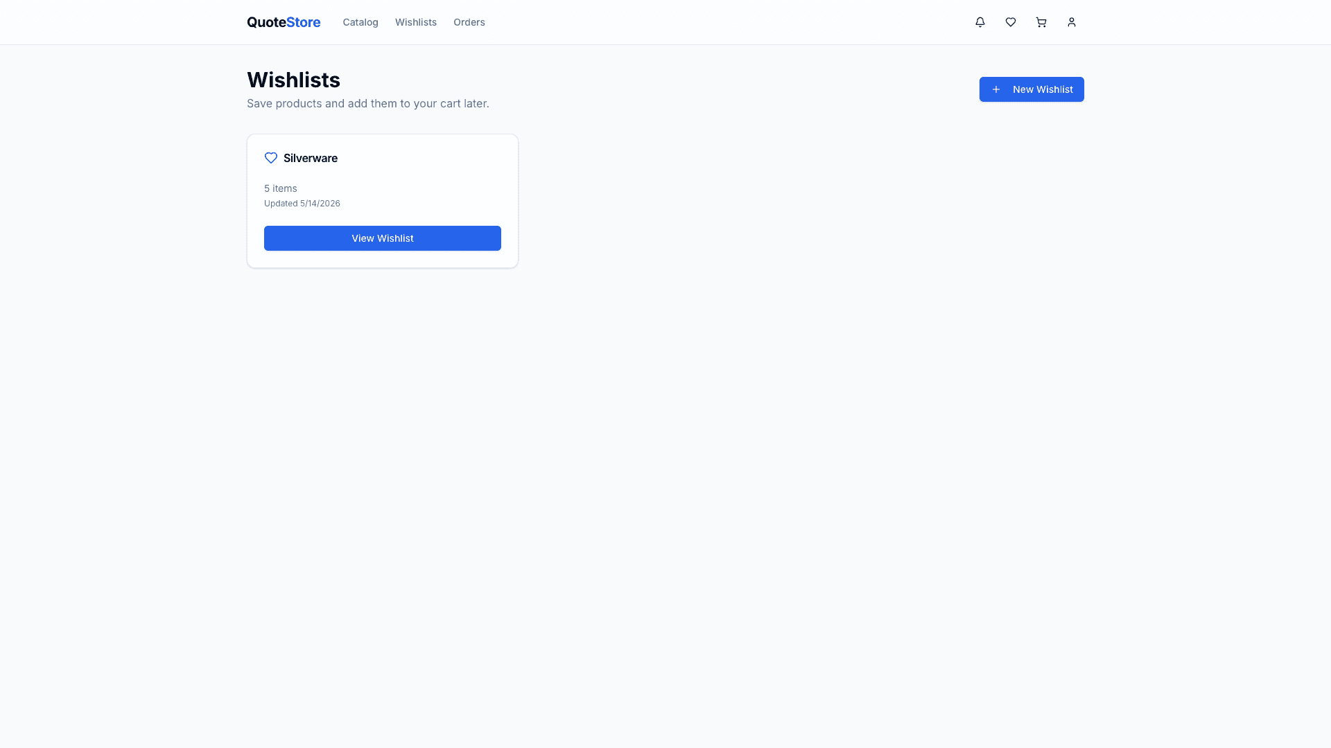 Buyer wishlists